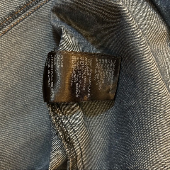 Urban Outfitters BDG Mini Denim Snap Front Flare Skirt Size Medium - Picture 9 of 10